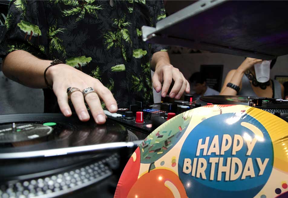 picture of dj at birthday party